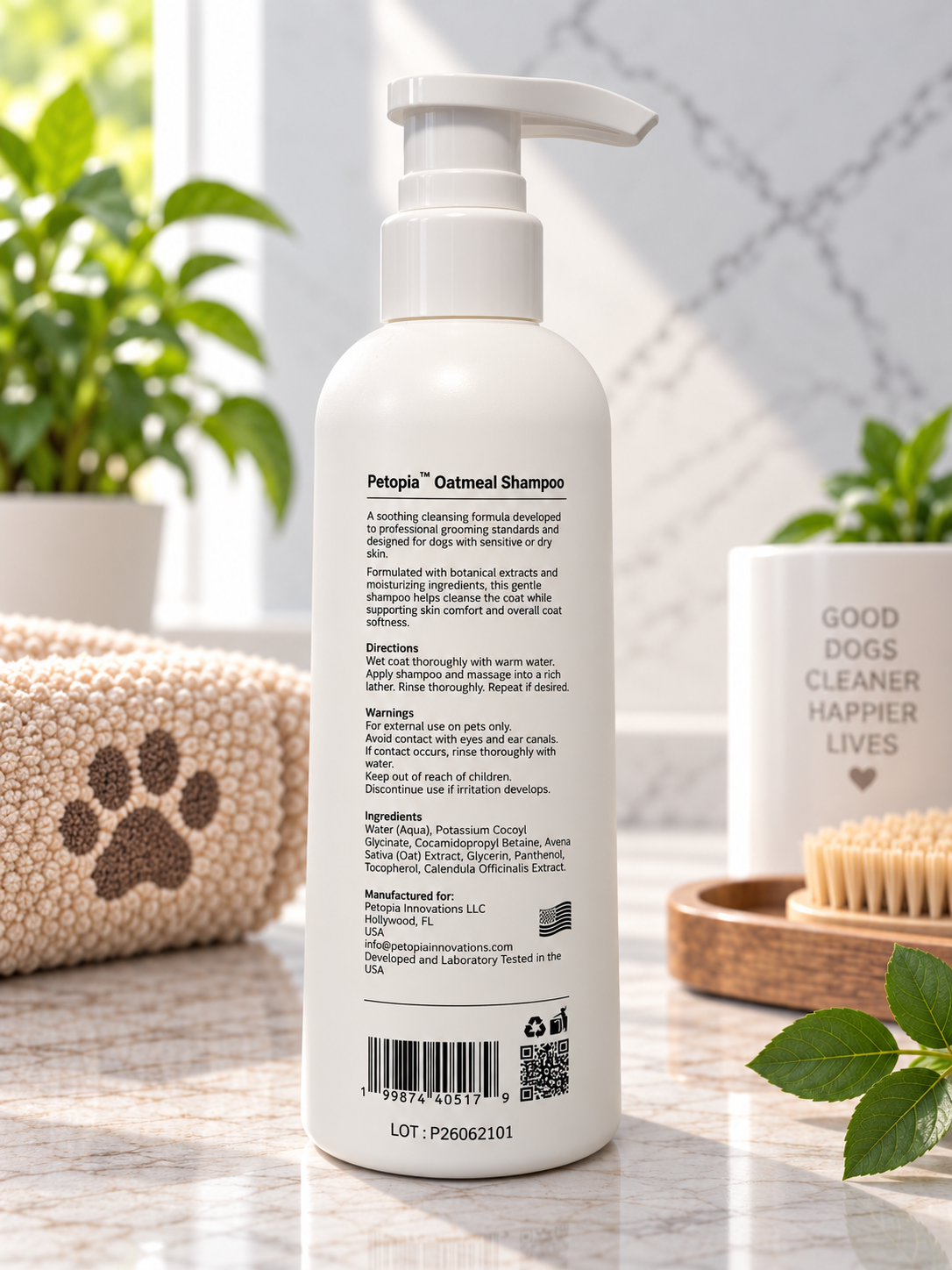 Oatmeal Dog Shampoo