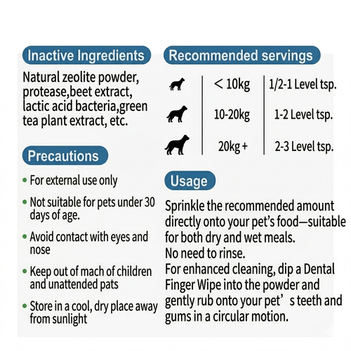 Dogs Dental Cleaning Powder