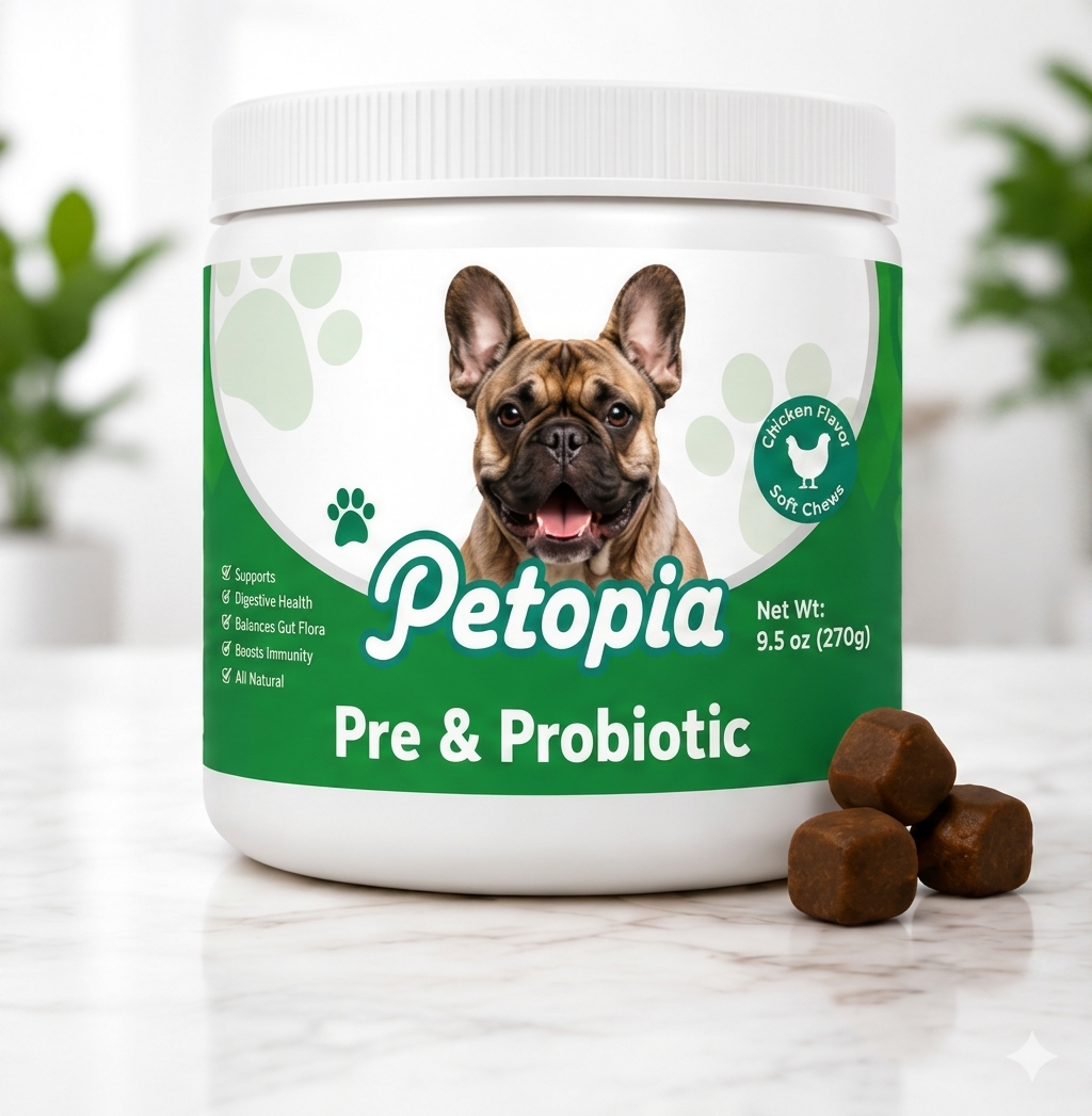 Dogs Pre & Probiotic Supplement for Gut & Digestive Health