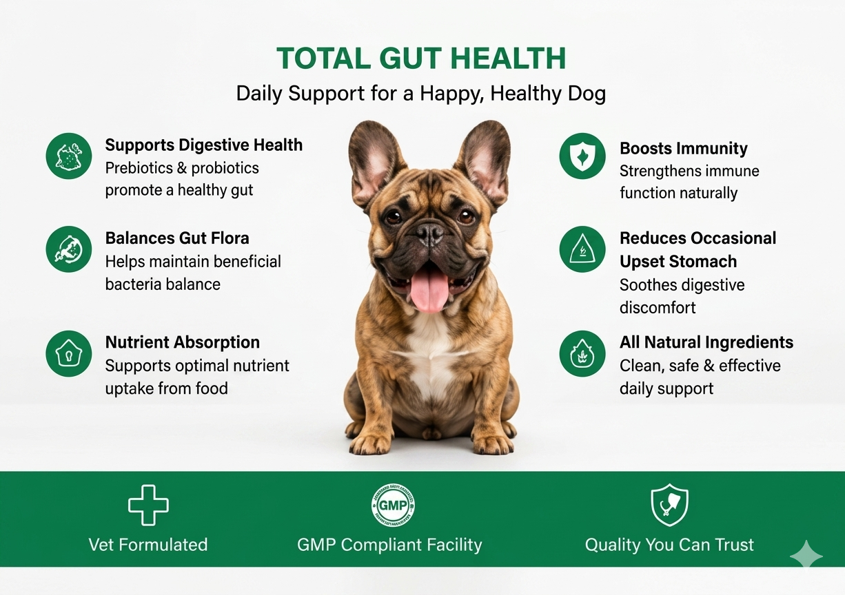 Dogs Pre & Probiotic Supplement for Gut & Digestive Health