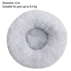 Cat Nest round Soft Shaggy Mat for Kittens Chihuahua Indoor Dog Cat Bed Pet Supplies Removable Machine Washable Pillow Bed